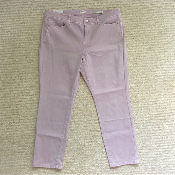 NWT J. Jill orchid slim ankle jeans - Picture 6 of 12